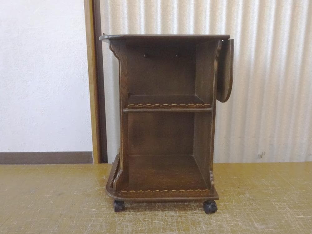 パリの雑貨屋　F-83　ダイニングワゴン　キッチンワゴン　キャスター付き