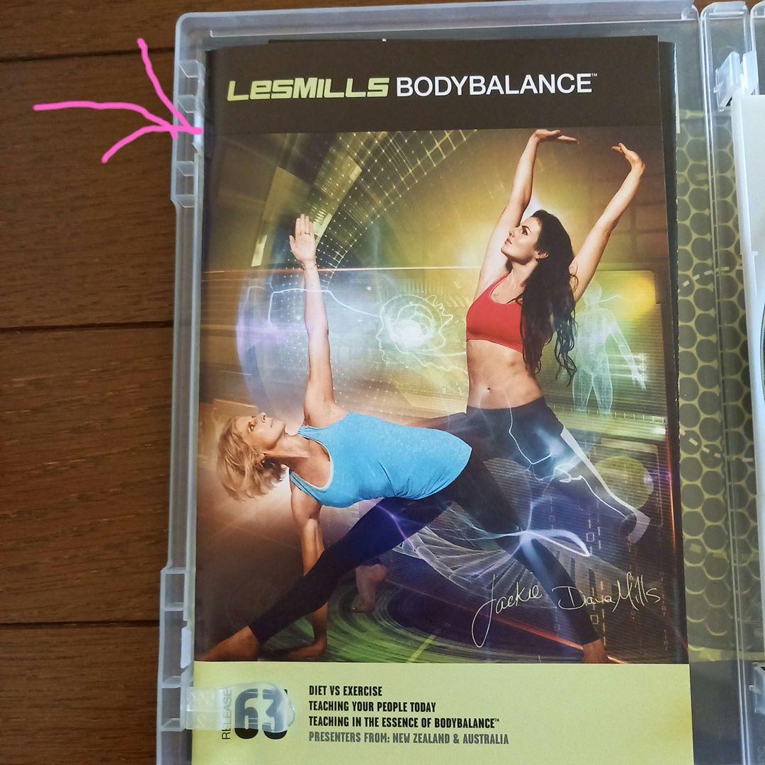 値下げ‼️レズミルズ ボディバランス 34、37-72DVD,CD,コリオシート