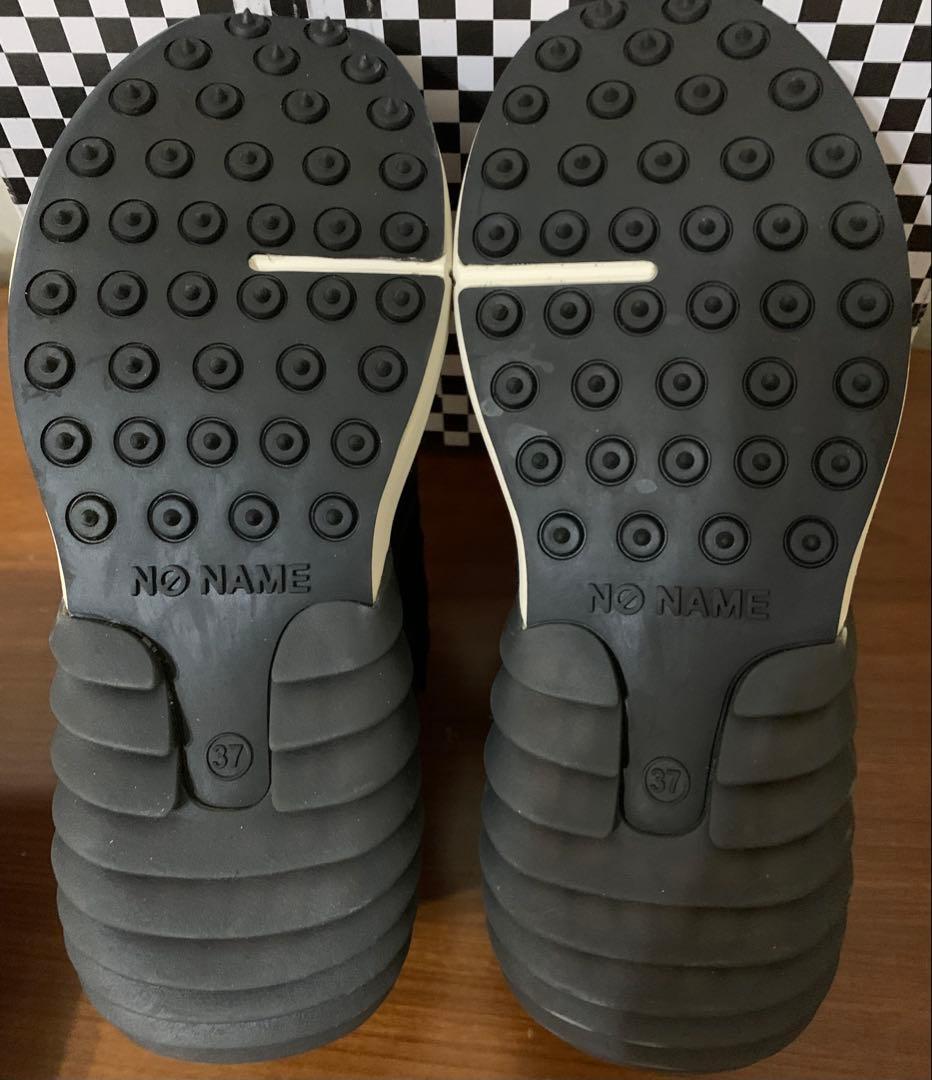 NO NAME スニーカー37 黒 スニーカー 厚底