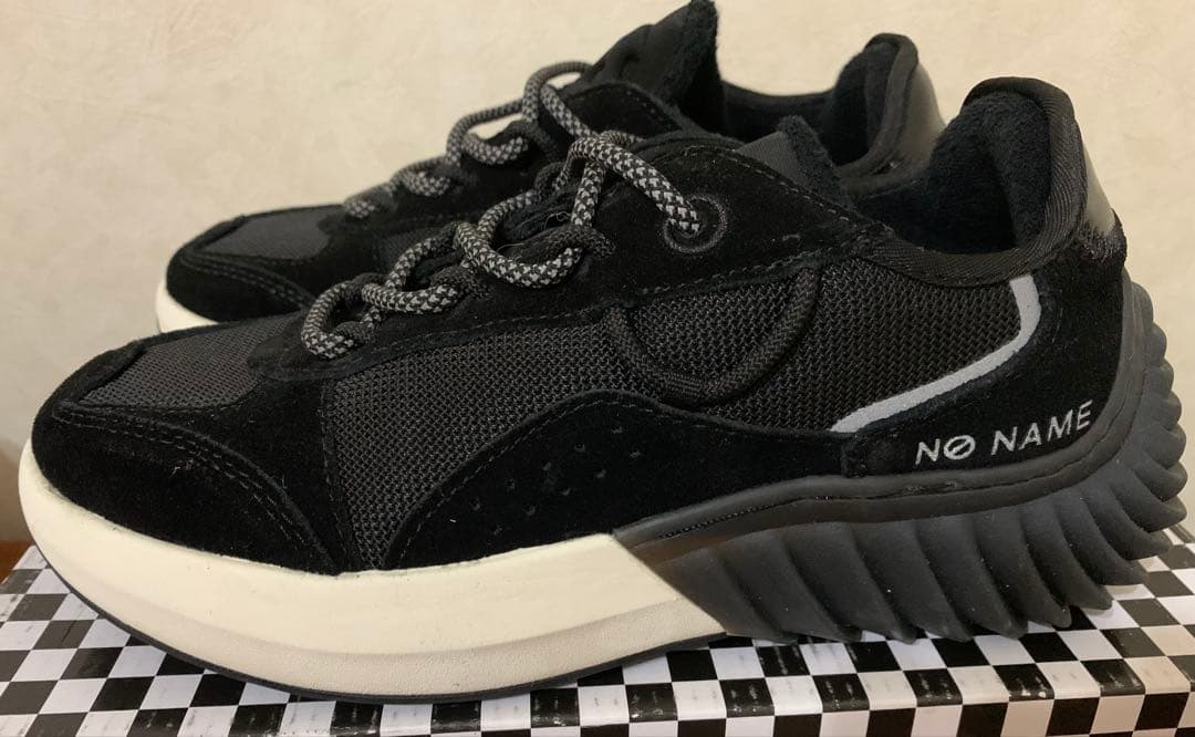 NO NAME スニーカー37 黒 スニーカー 厚底