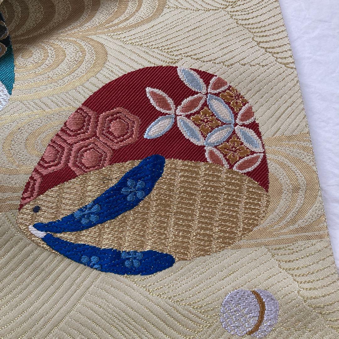 逸品！新品袋帯　となみ帯　六通　リメイク