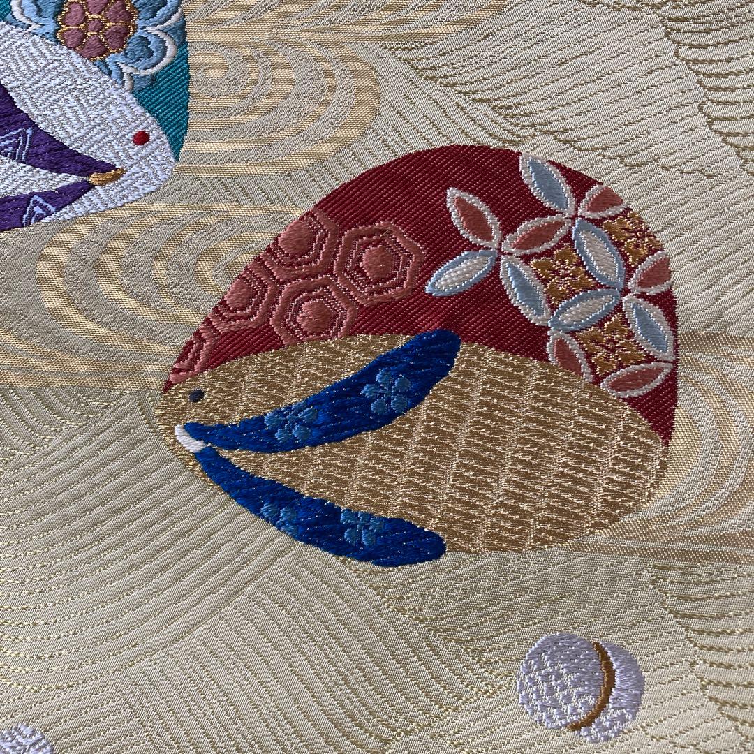 逸品！新品袋帯　となみ帯　六通　リメイク