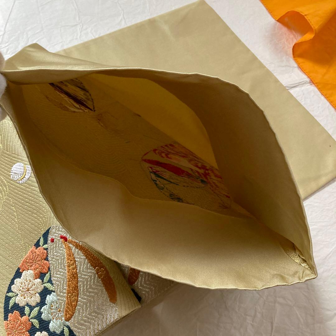 逸品！新品袋帯　となみ帯　六通　リメイク