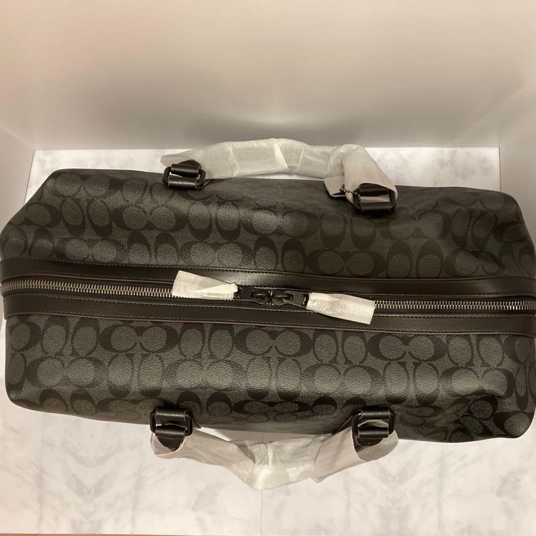 【新品未使用】大容量 COACH 2wayボストンバッグ ブラック F23207