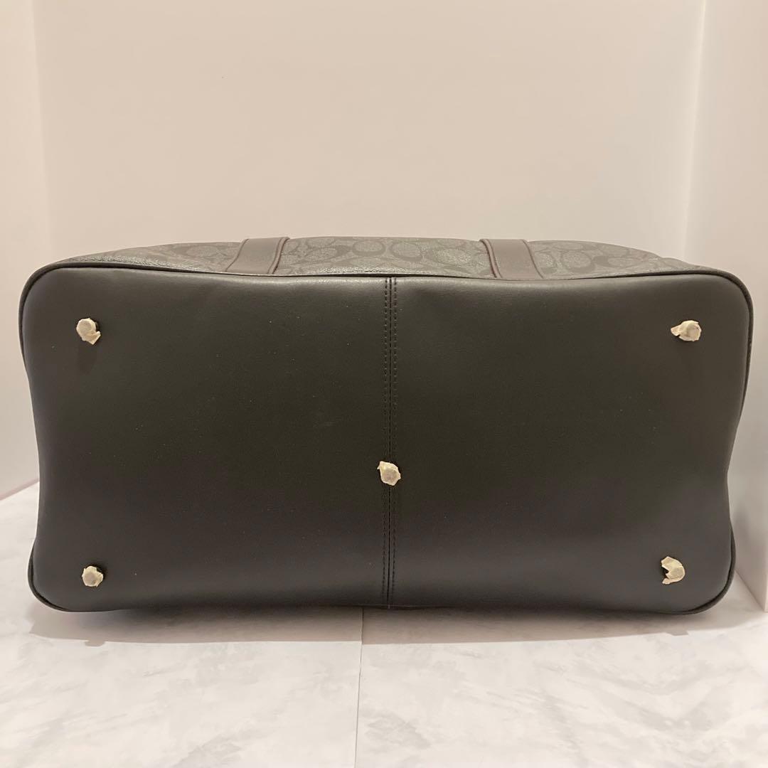 【新品未使用】大容量 COACH 2wayボストンバッグ ブラック F23207