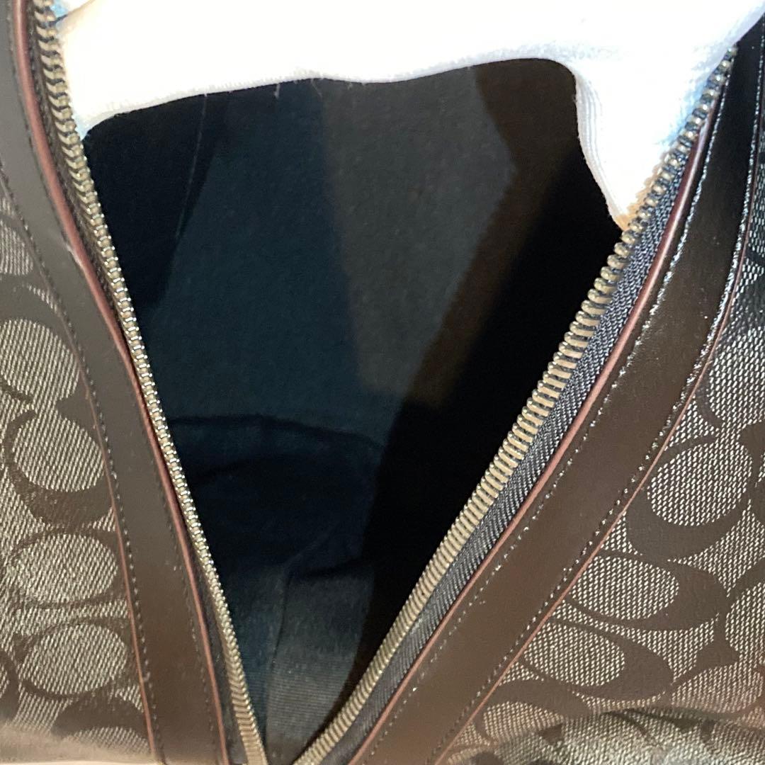 【新品未使用】大容量 COACH 2wayボストンバッグ ブラック F23207