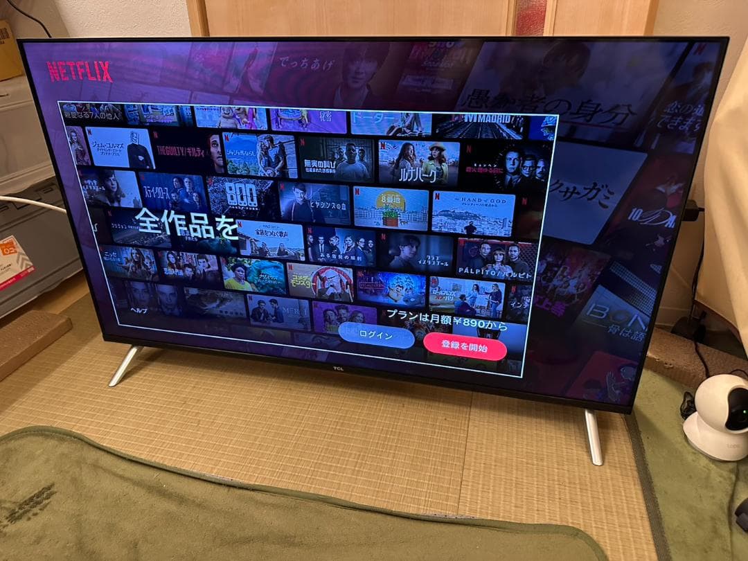 24年製超極美品！TCL 40S5400 スマートテレビ　40型　アプリ内蔵式