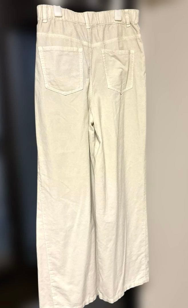 新品タグ付き23区コットン コーデュロイ ワイド パンツ