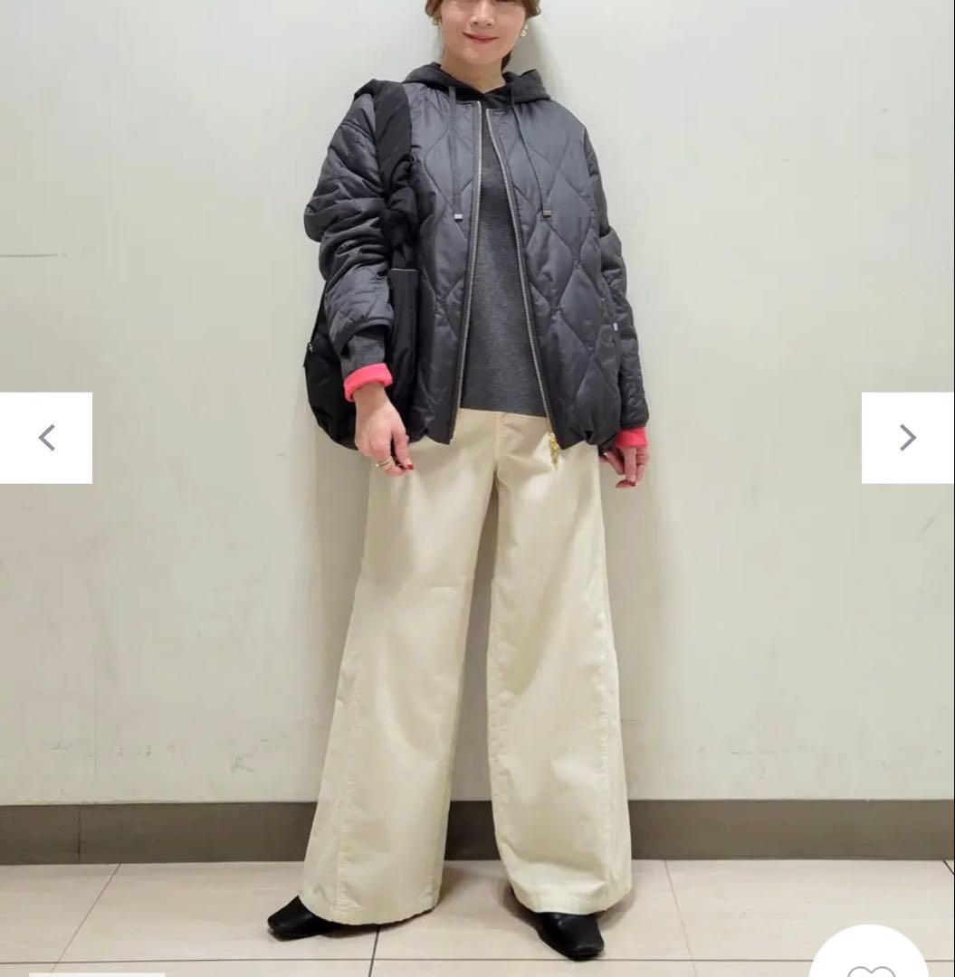 新品タグ付き23区コットン コーデュロイ ワイド パンツ