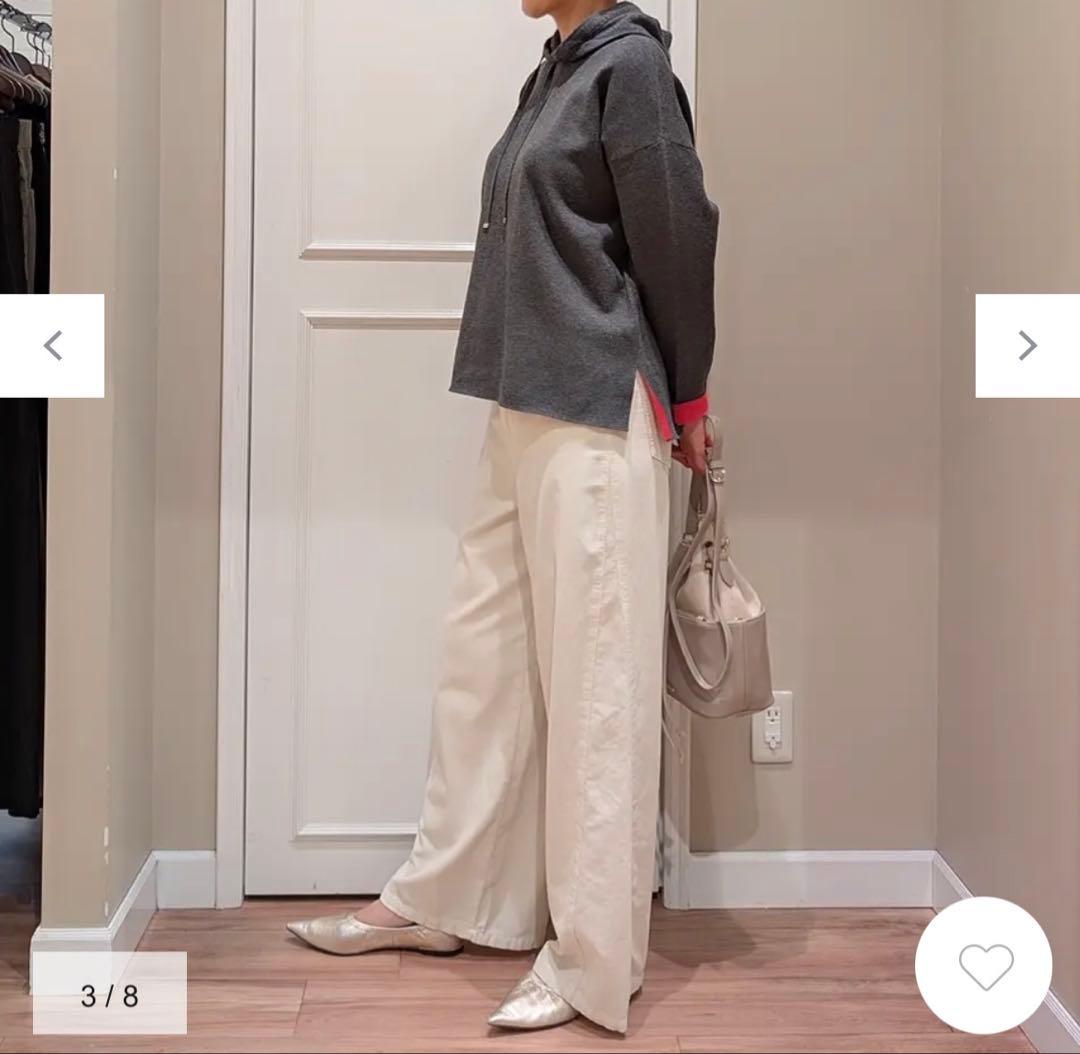 新品タグ付き23区コットン コーデュロイ ワイド パンツ