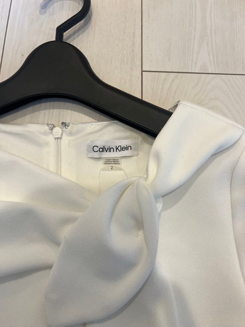 カルバンクライン 白 ドレス ワンピース