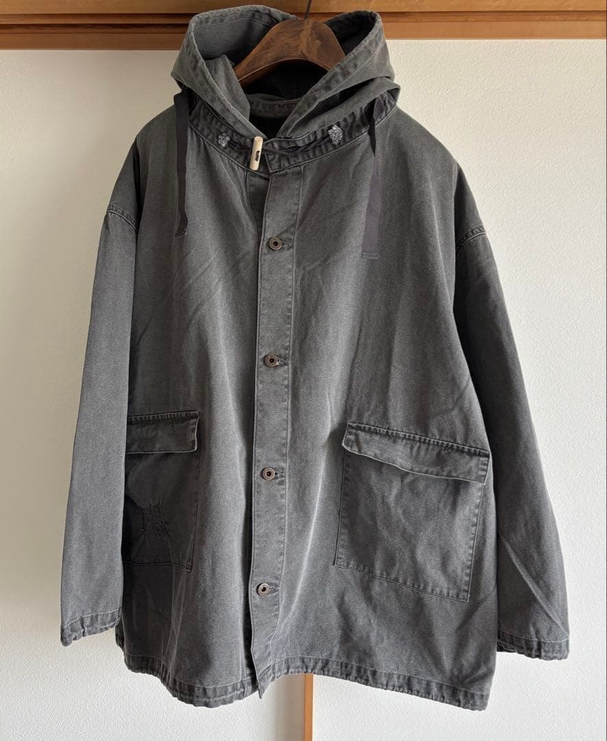 ナイジェルケーボン ガンナージャケット ピグメント チャコール 50