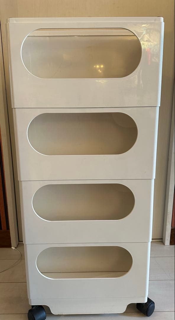 正規品　B-LINE/ボビーワゴン　4段ホワイト　MADE IN ITALY