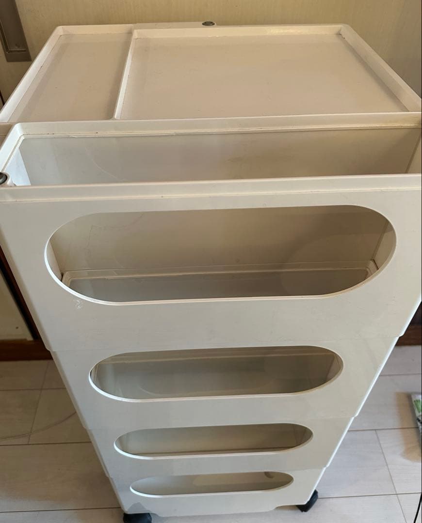 正規品　B-LINE/ボビーワゴン　4段ホワイト　MADE IN ITALY