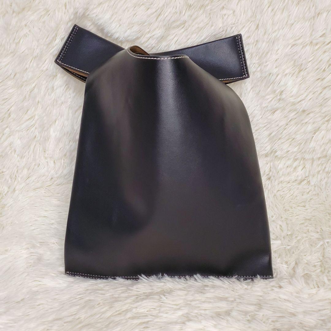 【極美品】VASIC sac mini トートバッグ ブラック レザー