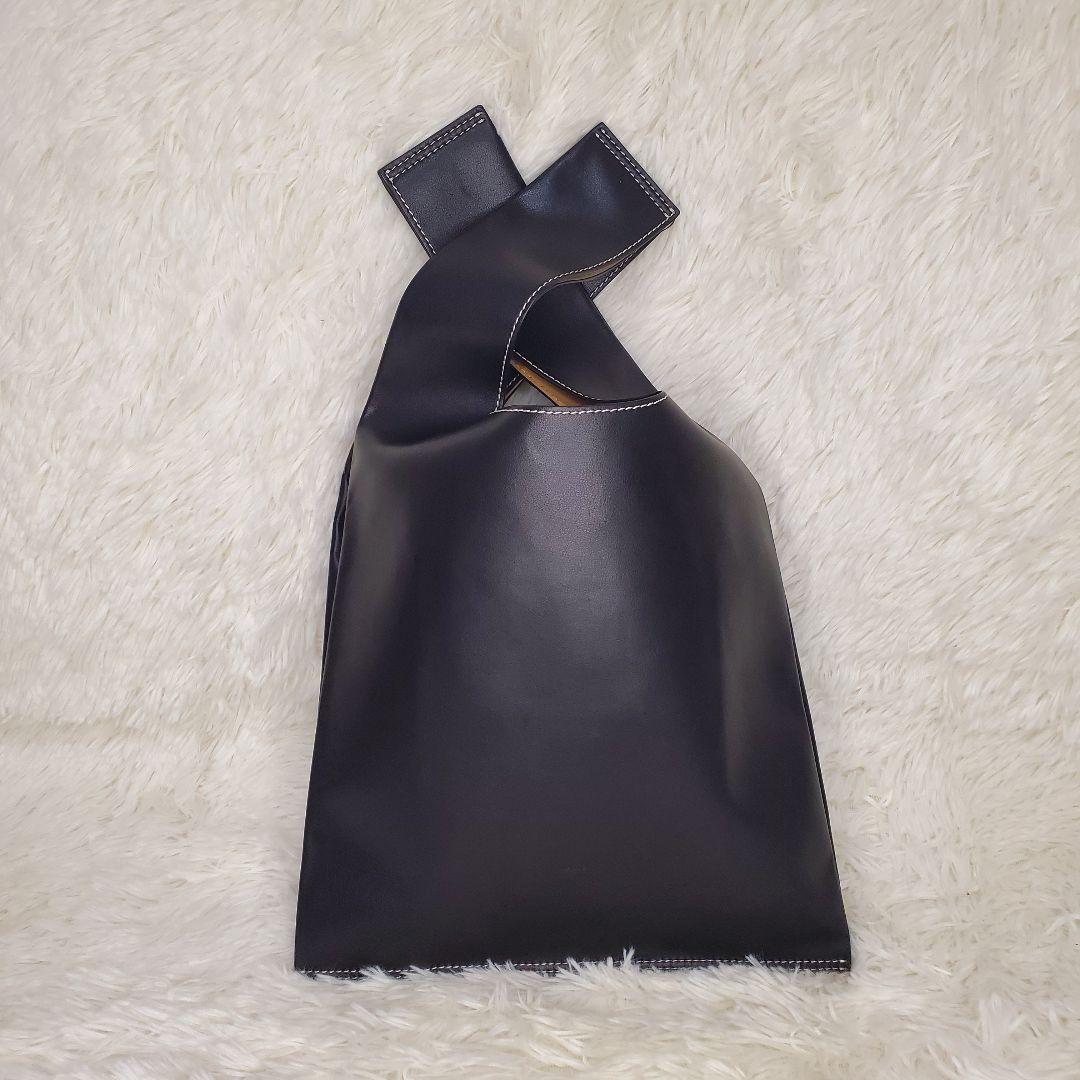 【極美品】VASIC sac mini トートバッグ ブラック レザー