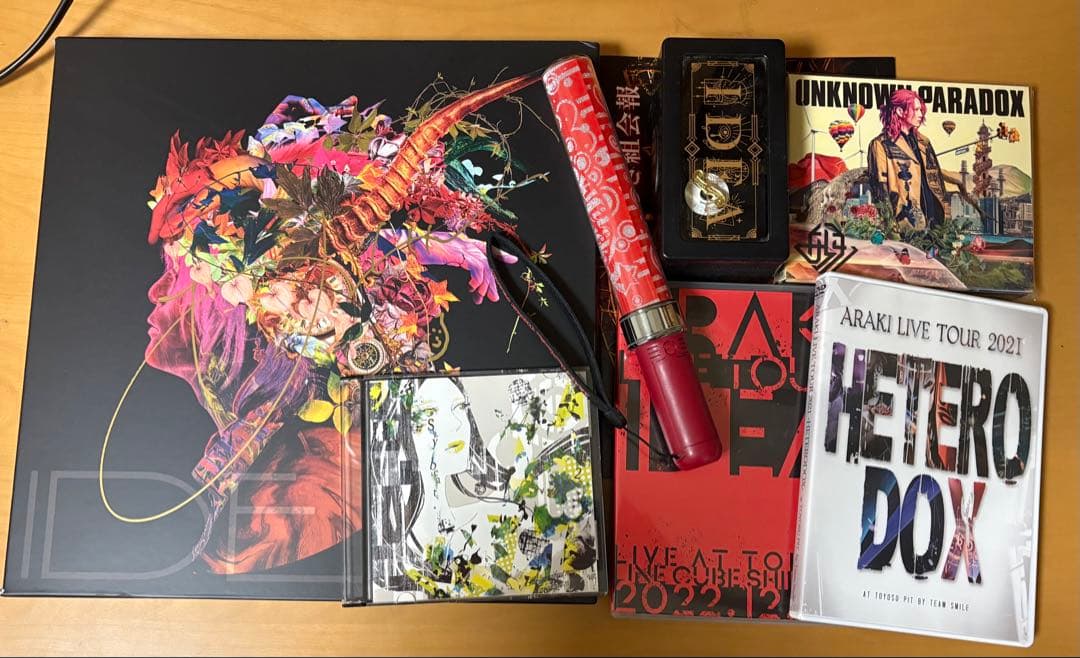 あらき 歌い手 DVD CD ペンライト オルゴール サイン入り