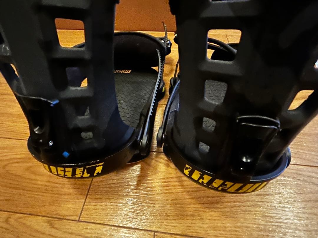 スノーボード ビンディング ブラック/グレー