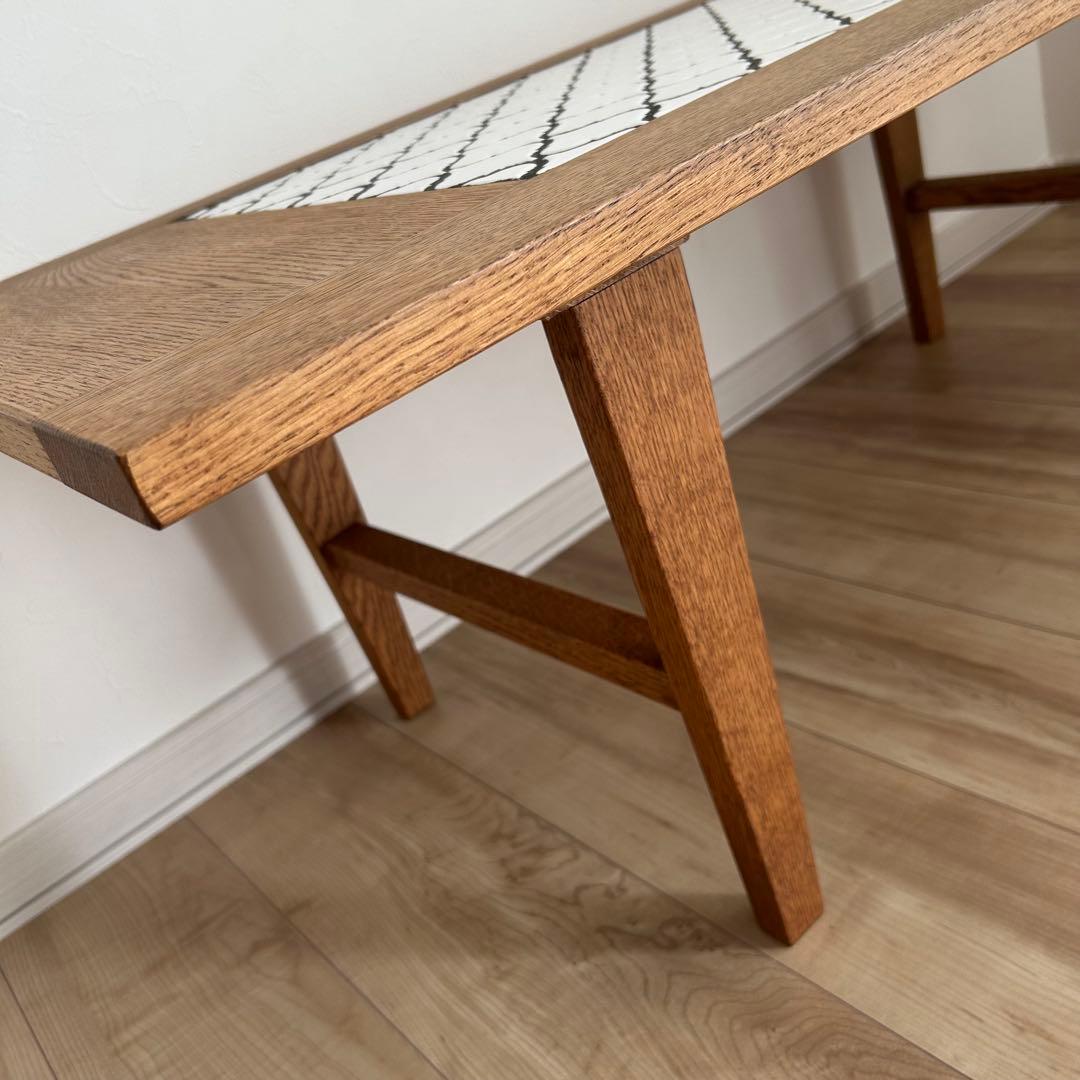 SWICTH リビングテーブル ローテーブル タイル 無垢材 北欧 コラベル