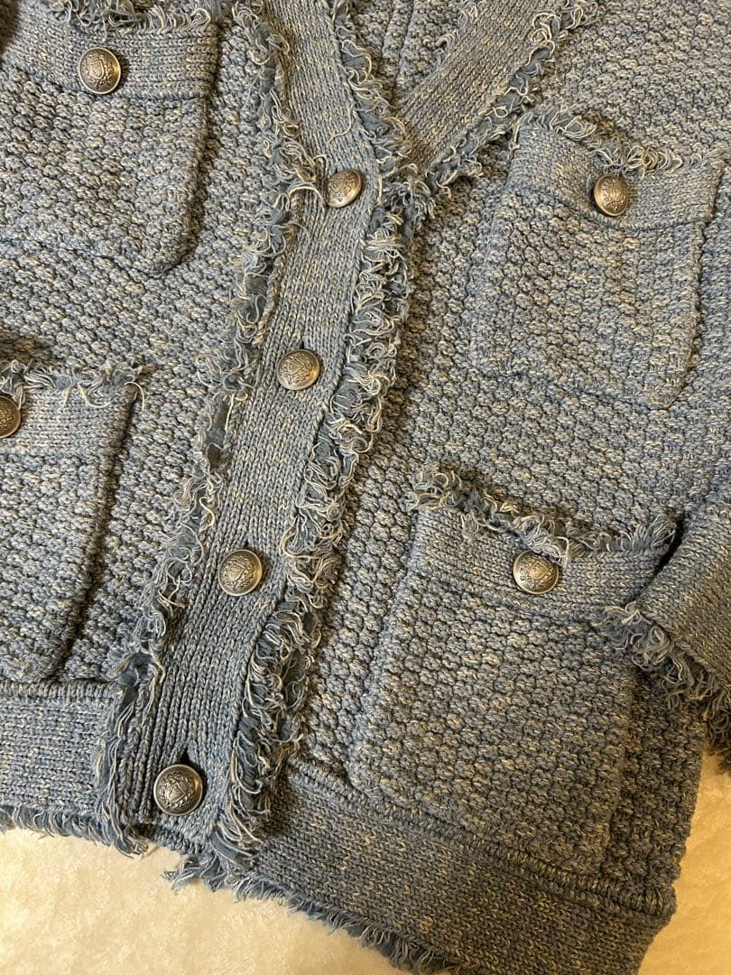未使用★ TWEEDYニットジャケット