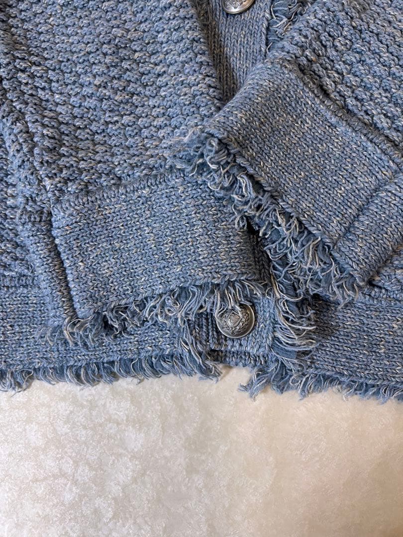 未使用★ TWEEDYニットジャケット