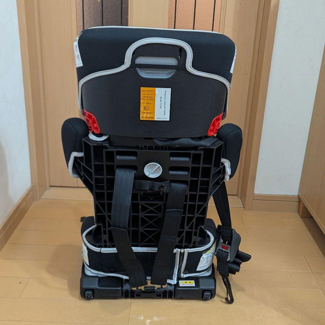 日本育児 トラベルベスト EC FIX ジュニアシートISOFIX ブラック