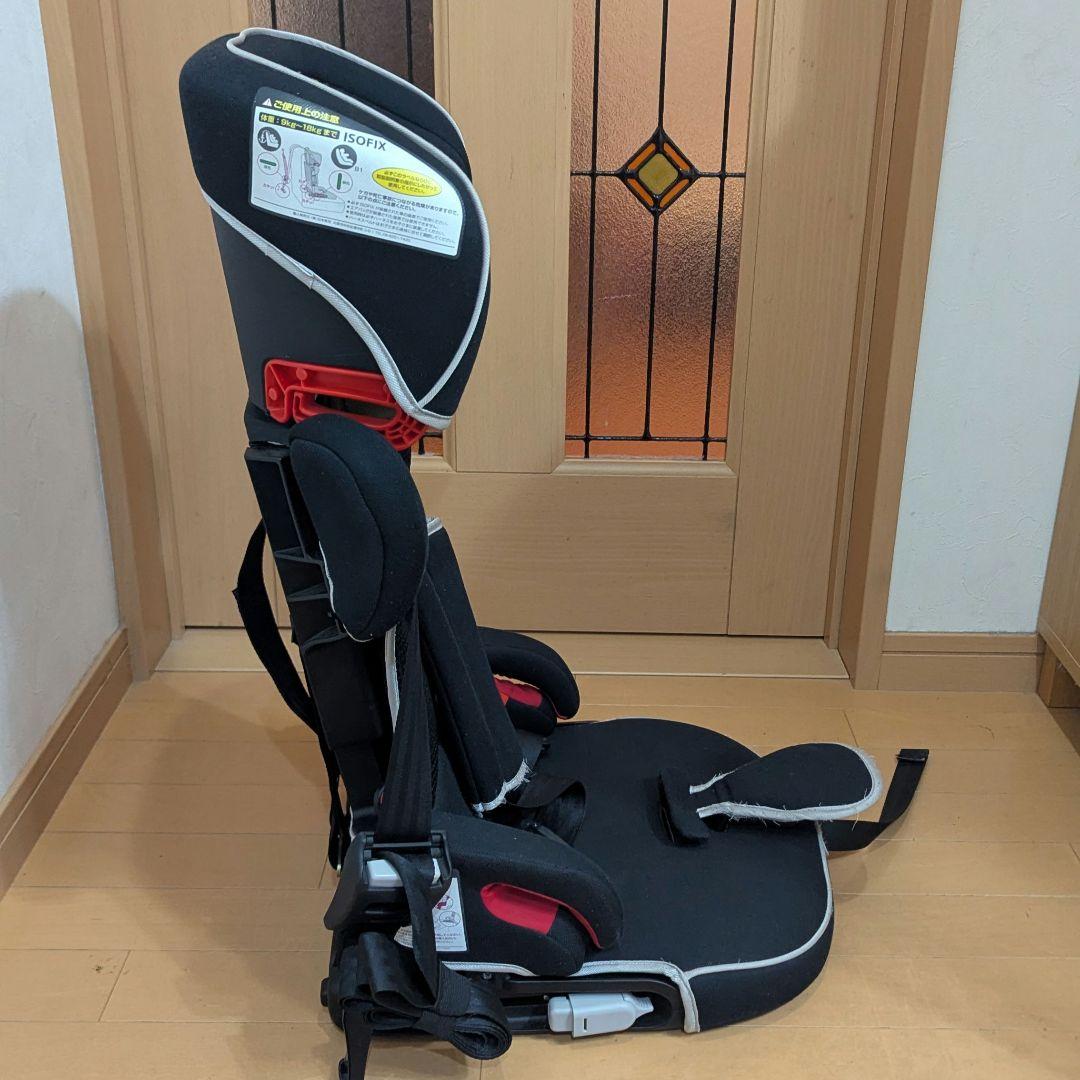 日本育児 トラベルベスト EC FIX ジュニアシートISOFIX ブラック