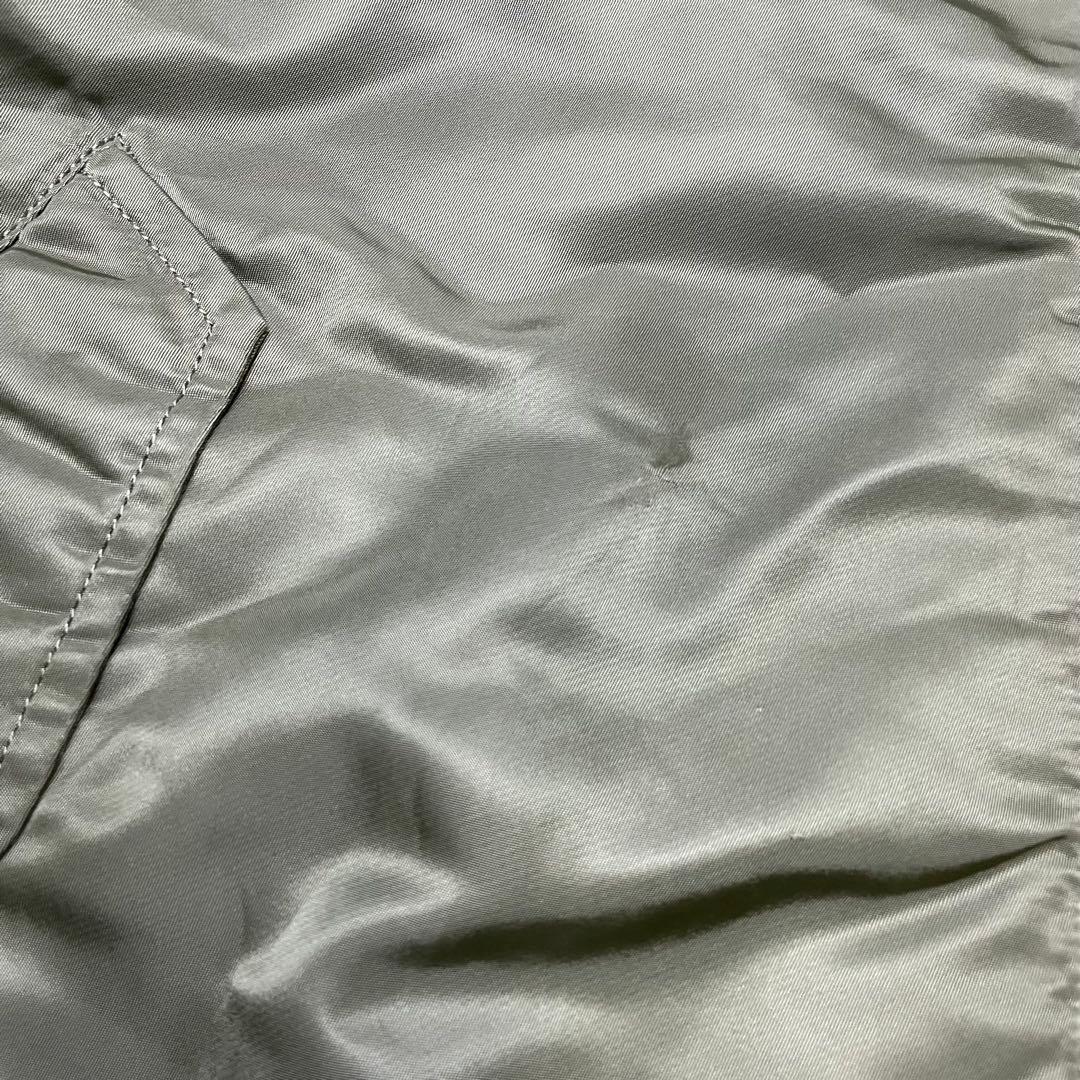 ALPHA アルファ MA-1 フライトジャケット メンズ L Y2K カーキ