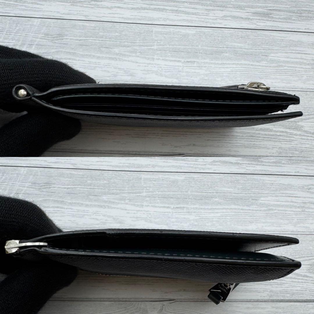 【極美品】Paul Smith マネークリップ　小銭入れ　レザー　ブラック