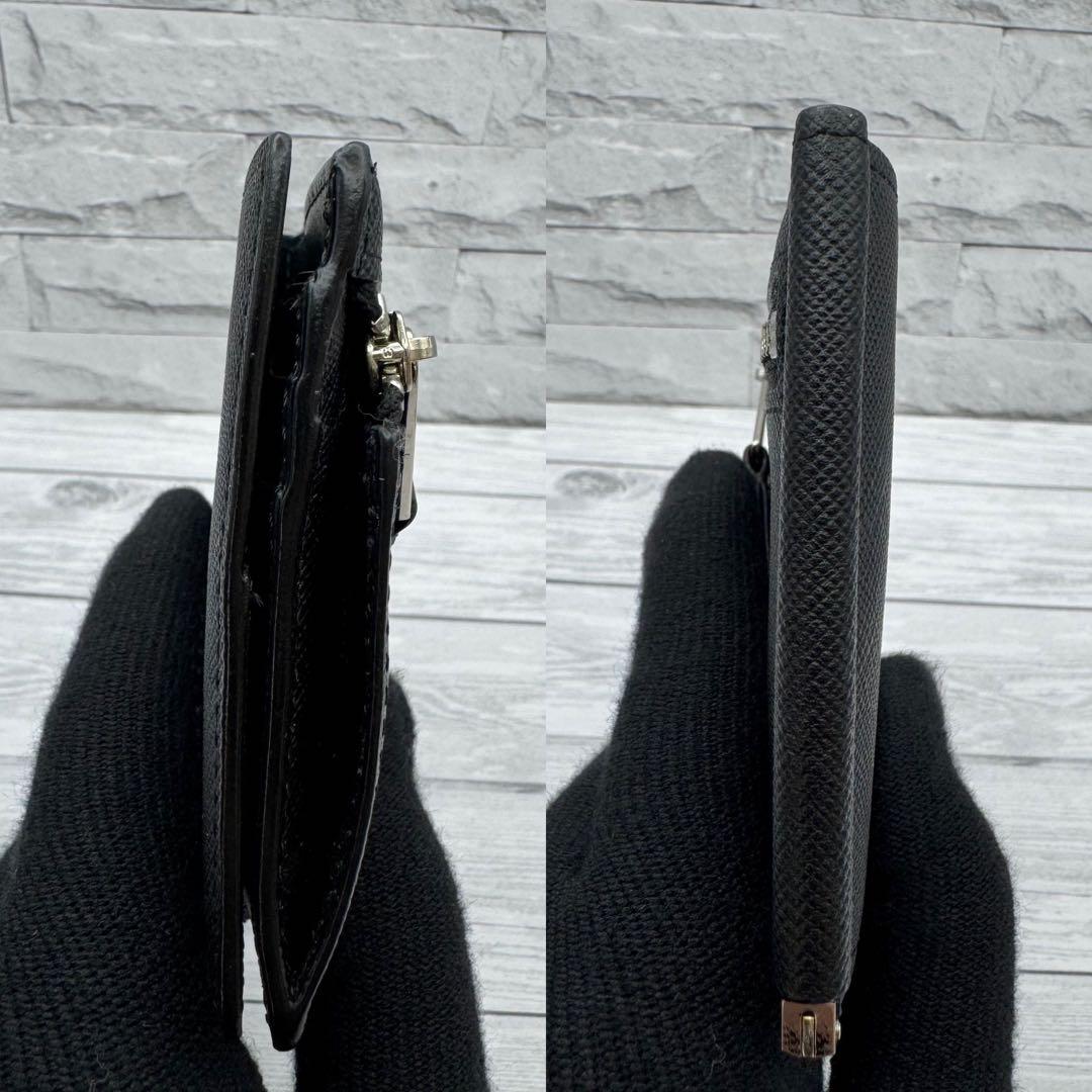 【極美品】Paul Smith マネークリップ　小銭入れ　レザー　ブラック