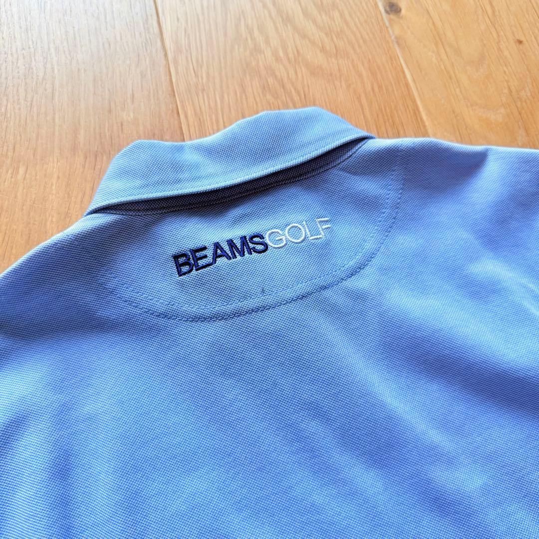 【新品未使用】BEAMS GOLF レディース ボタンダウンシャツ 長袖 SAX