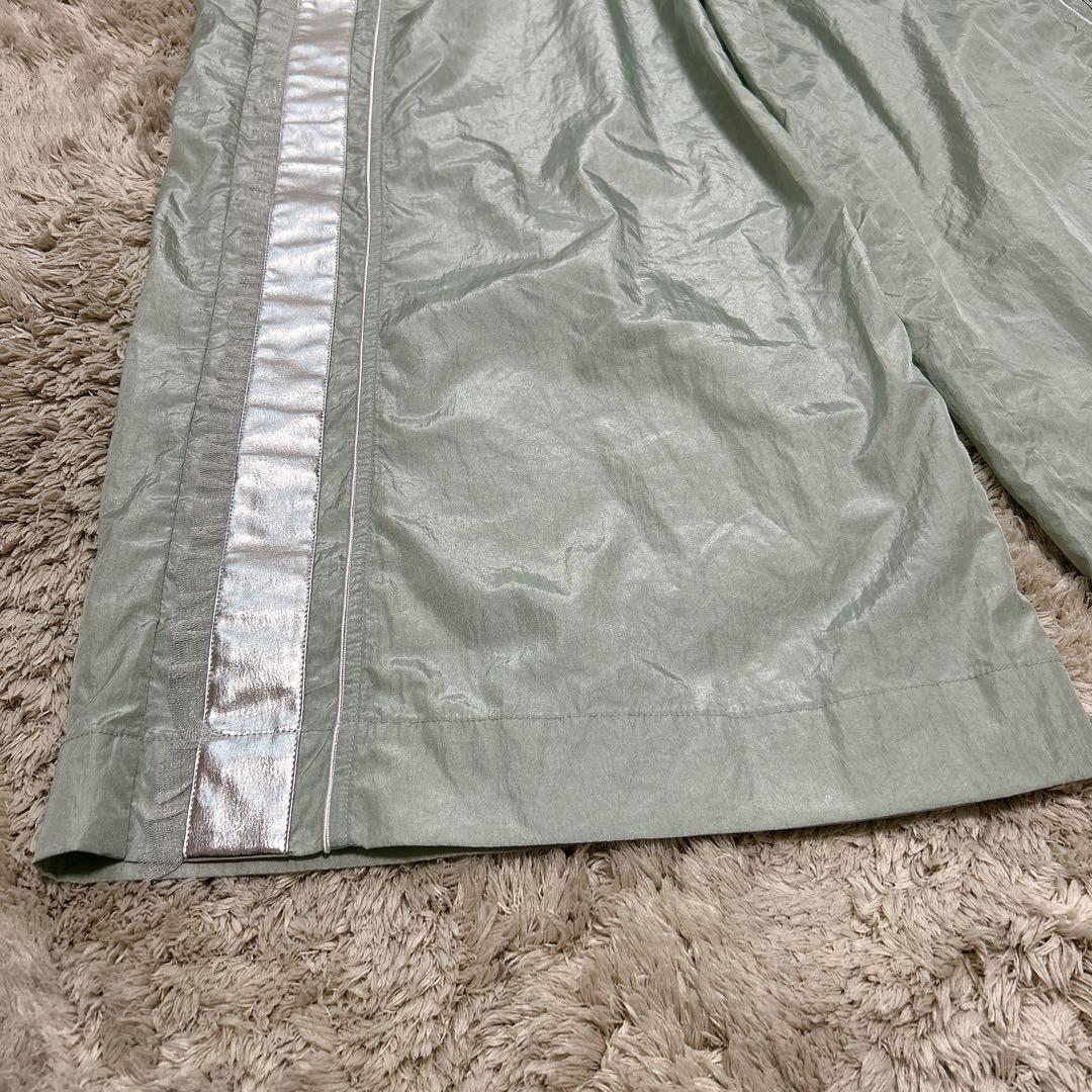 LA BELLE ETUDE チュールデザインメタリックワイドパンツ