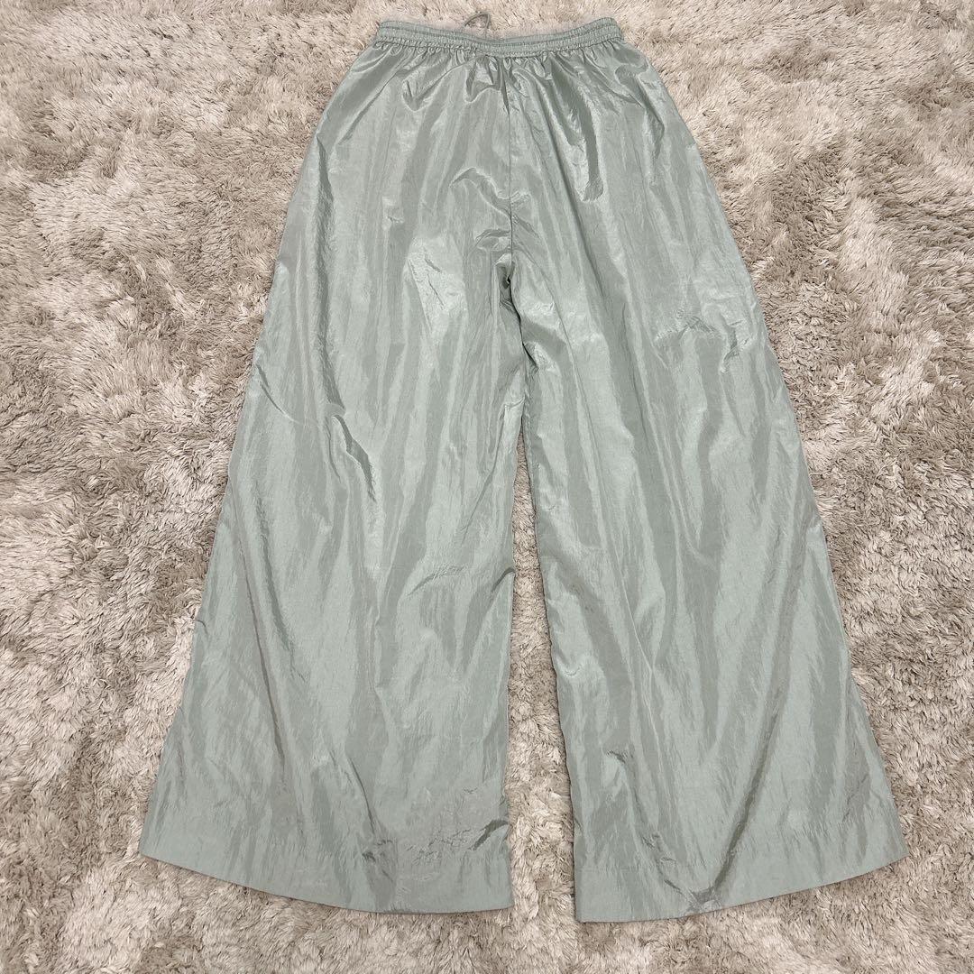 LA BELLE ETUDE チュールデザインメタリックワイドパンツ