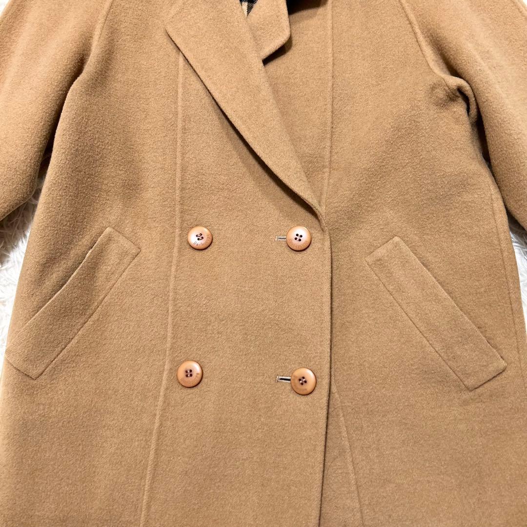 ✨カシミヤ混✨BURBERRY バーバリー　ウールコート　S