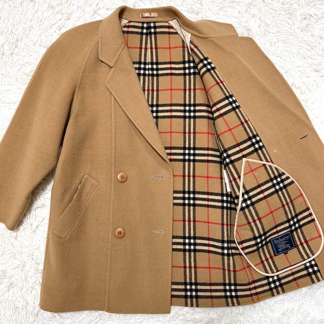 ✨カシミヤ混✨BURBERRY バーバリー　ウールコート　S