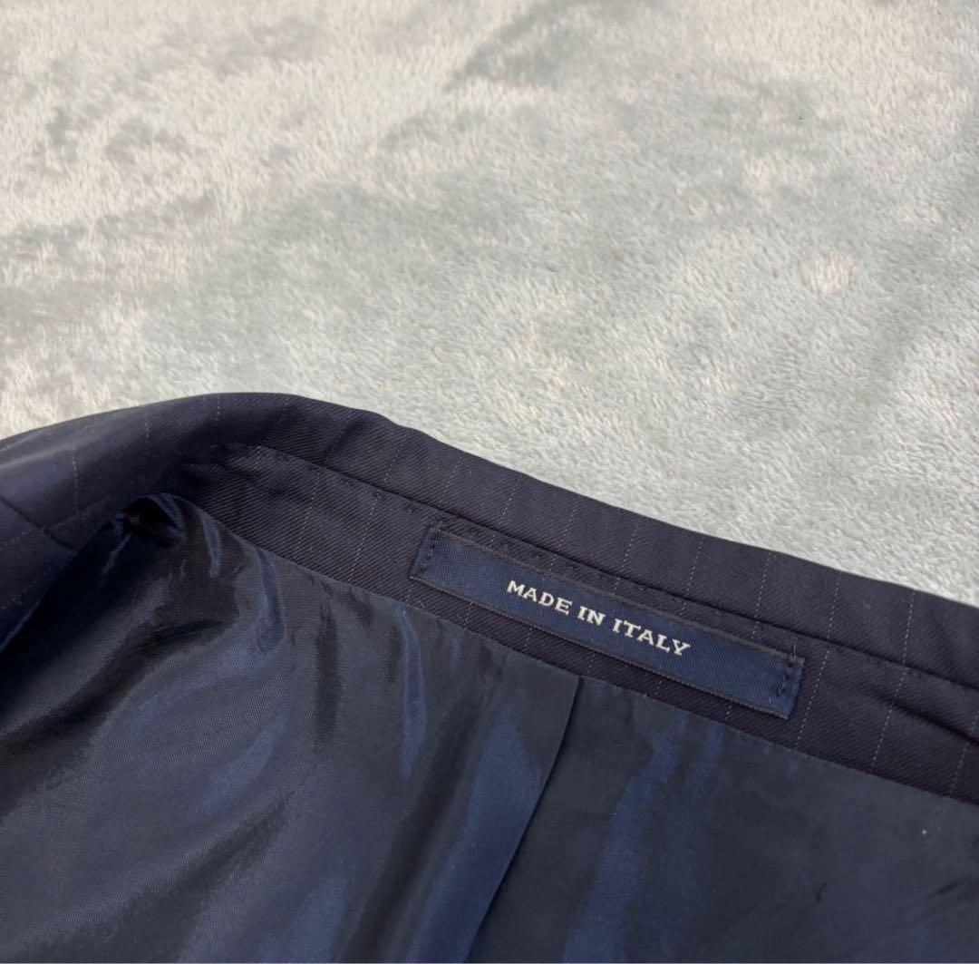 美品✨TAGLIATORE ×カノニコ セットアップスーツ 48 ネイビー 2B