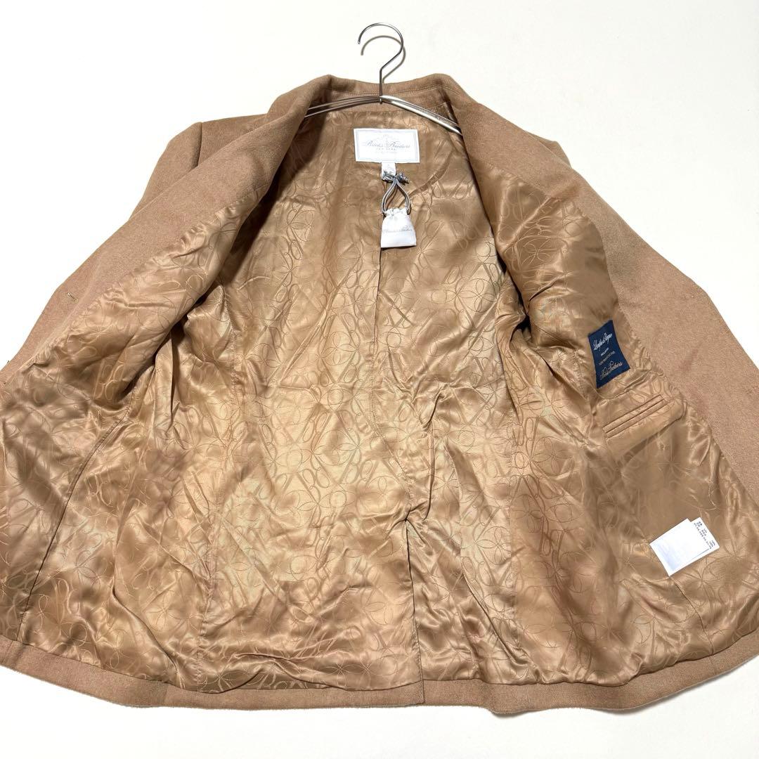 新品✨ブルックスブラザーズ✨キャメルヘア　ピークドラペルジャケット　Lサイズ