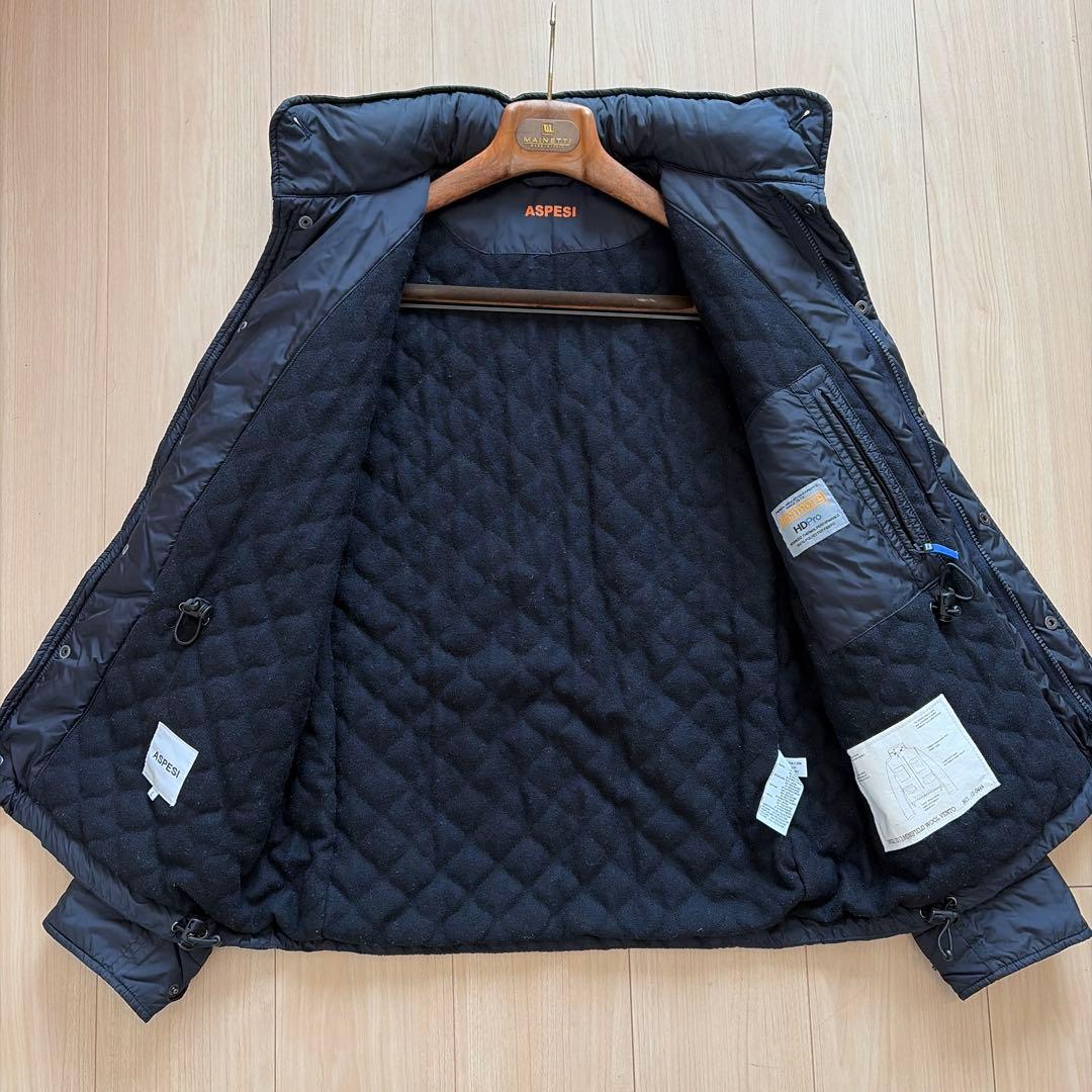 美品 ASPESI M-65 MINIFIELD WOOL VENTO 紺 L