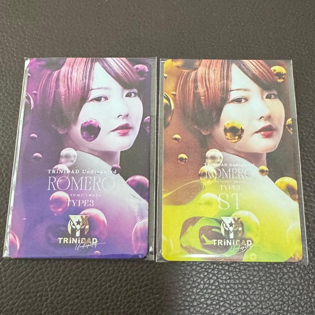 岩田夏海選手 Romero type3 限定版付属ダーツライブカード 2種セット