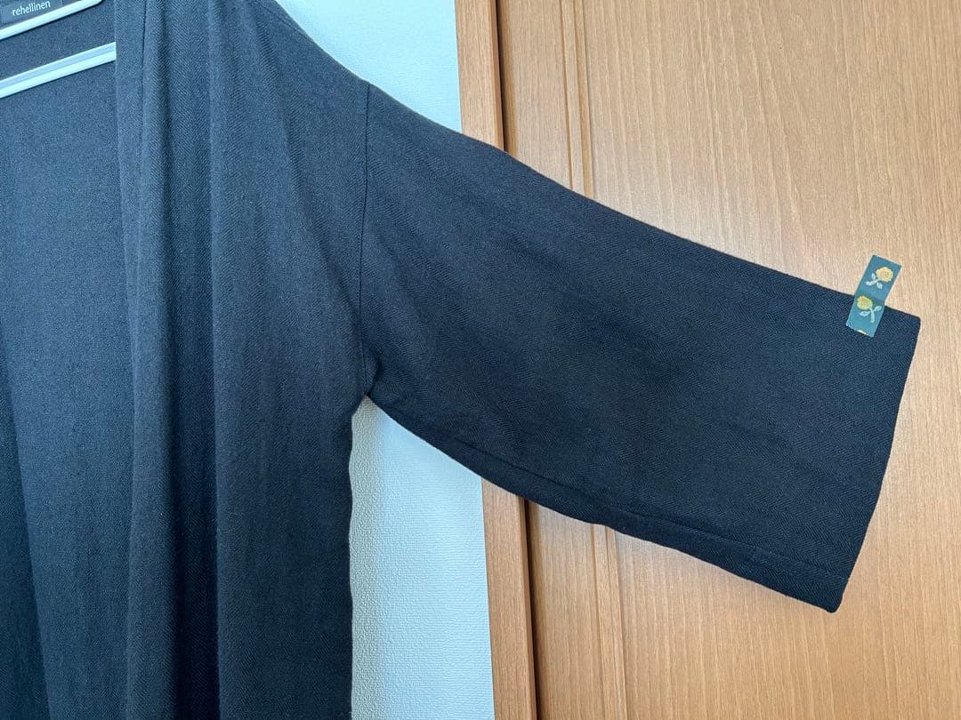 rehellinen linen×wool coat