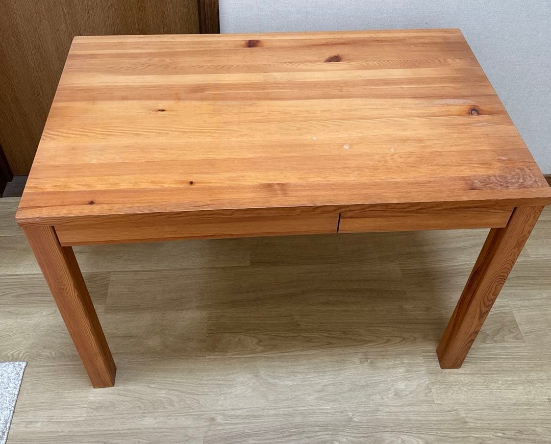 無印良品　パイン材　学習机　勉強机