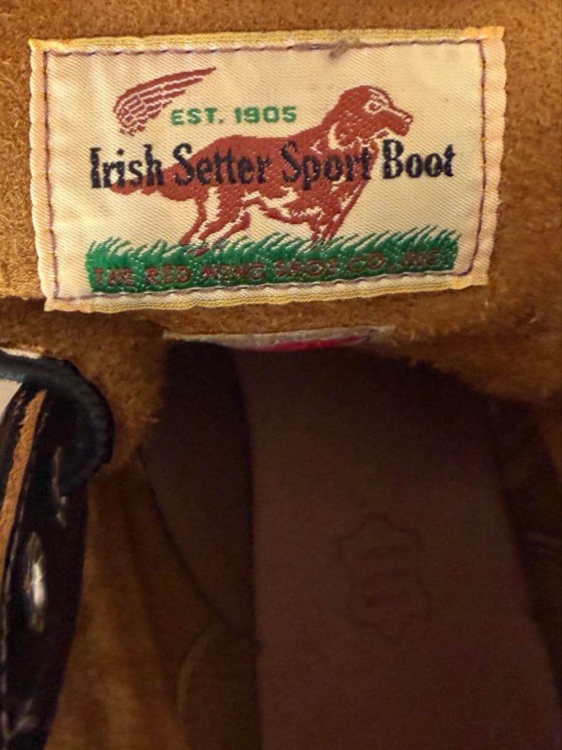 RED WING 9870 アイリッシュセッター黒 9 1/2D 箱付 USA製