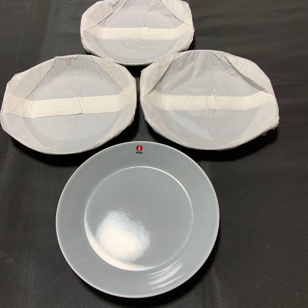 新品  イッタラ ティーマ teema 17 パールグレー 4枚