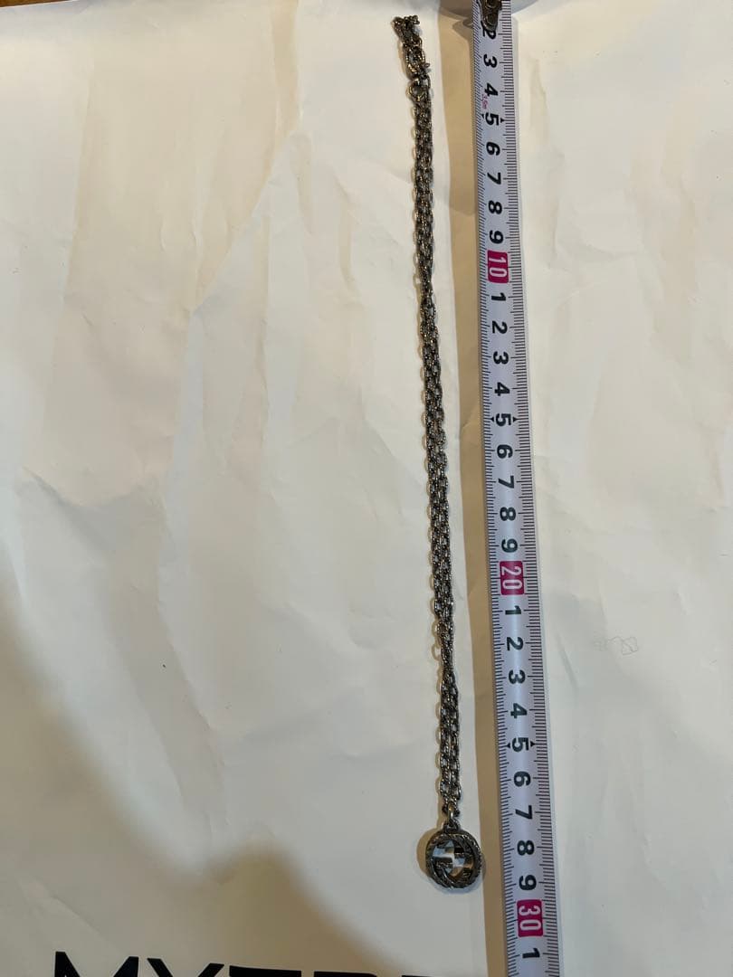 GUCCI シルバー925 ロープデザインネックレス