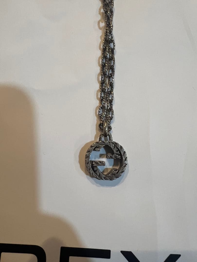 GUCCI シルバー925 ロープデザインネックレス