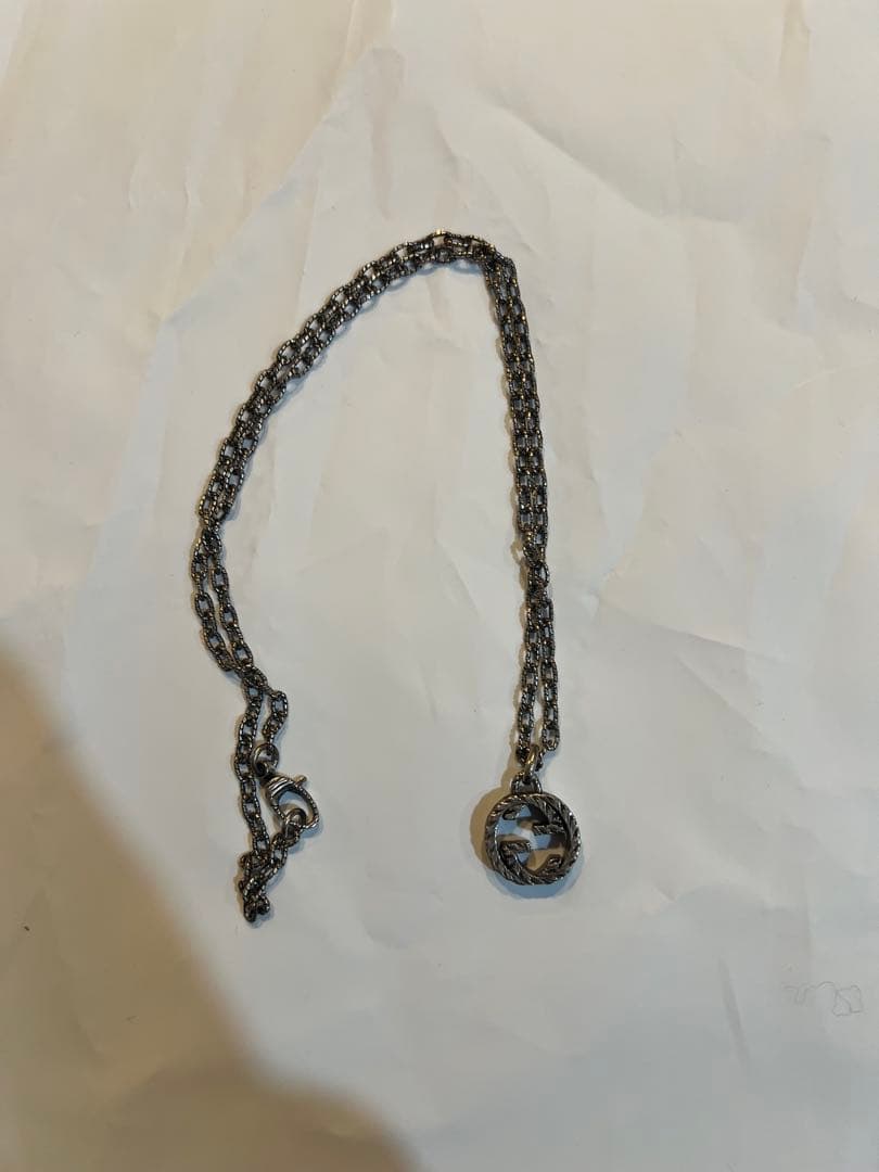 GUCCI シルバー925 ロープデザインネックレス