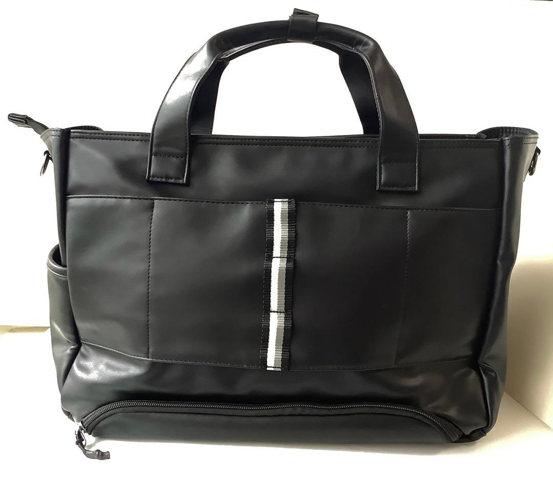 新品★トミーヒルフィガー ゴルフ★ユースフル トートバッグ★ゴルフバッグ黒