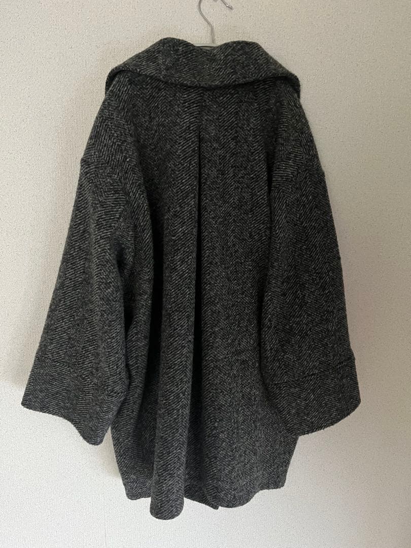 スピック&スパン Wスライバーヘリンボーンミドルコート 38