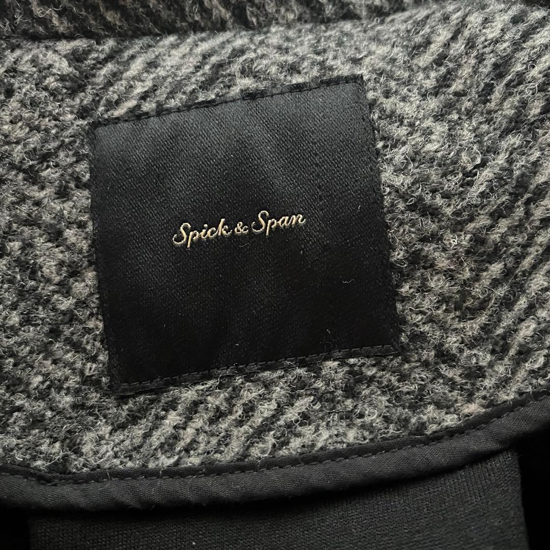 スピック&スパン Wスライバーヘリンボーンミドルコート 38