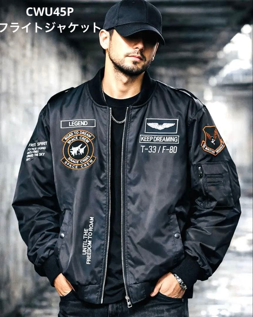 G.GABRIEL 完売メンズ 薄手 CWU 45P フライトジャケット軽量